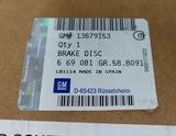 NEU Satz Bremsscheiben Vorderachse Ø337mm Original Opel Insignia A 13579153