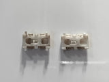 2 Befestigungsklammern Clips Zierleiste Dachrahmen hinten Opel Senator B Omega A