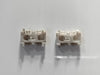 2 Befestigungsklammern Clips Zierleiste Dachrahmen hinten Opel Senator B Omega A