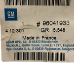 NEU Dichtungssatz Anschlussstück Automatikgetriebe hinten Original Opel Omega B