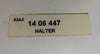NEU Halter Stoßstangenträger hinten links Original Opel Kadett E 90221181