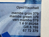 NEU NOS Lackstift Ausbesserung Mamba-Grün L379 Original Opel GM 9194268