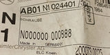 NEU 6x Blechschraube Verkleidung an Motorhaube Original Mercedes W204