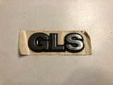 NEU NOS Schriftzug Emblem "GLS" hinten schwarz Original Opel Ascona C