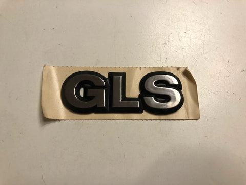 NEU NOS Schriftzug Emblem "GLS" hinten schwarz Original Opel Ascona C
