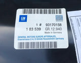 NEU NOS Blech Verlängerung Seitenwand unten außen rechts Original Opel Zafira A