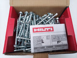100 Stück Original HILTI Schraubanker Betonanker Betonschraube HUS3-H 6x80 45/25