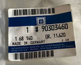 NEU Knopf Stange Arretierung Rückenlehne Sitz hinten blau Orig Opel Vectra A