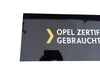 Schild Reklame Werbeschild "OPEL ZERTIFIZIERTE GEBRAUCHTWAGEN" 108,5 x33 cm