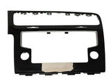 Abdeckung Blende Einbaurahmen Navi Luftausströmer schwarz Original VW Golf 7 VII