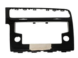 Abdeckung Blende Einbaurahmen Navi Luftausströmer schwarz Original VW Golf 7 VII