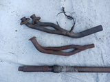 Auspuffanlage Abgasanlage 60mm Mittel Endschalldämpfer Opel Rekord C Commodore A
