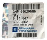 NEU NOS 5x Federscheiben Kurbelwelle vorn Original Opel Monterey Campo Euromidi