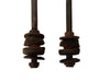 Set 2 x Zugstreben + Halter vorne Vorderachse Original Opel Rekord C Commodore A