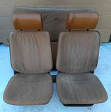 Ausstattung Vordersitze Sitze Rückbank beige braun Stoff Opel Kadett C City