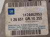 NEU Gummiabdichtung Seitenwandfenster hinten Original Opel Combo C