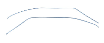 Zierleisten Chromleisten Regenrinne links rechts Opel Rekord C Commodore A Coupé