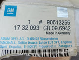 NEU SET Regen- Windabweiser Seitenfenster rechts links Original Opel Astra F