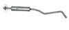 NEU Auspuff Mittelschalldämpfer Abgasanlage Original Opel Vectra B X16SZR