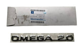 NEU NOS Schriftzug Emblem "Omega 2.0" Heckklappe Original Opel Omega B