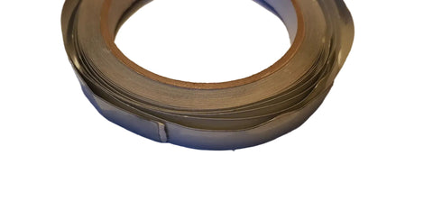 NEU NOS Farbstreifen Zierstreifen Stoßfänger 12.5mm silber Original Opel Corsa A