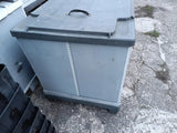 9x Palettenboxen Großbehälter stapelbar Faltbox Bigbox GLT 120x80x95 KTP QuadDuo