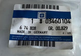 NEU NOS Anschlagpuffer Bremspedal Linkslenker Original Opel Ascona C 3460104