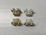 NEU 4x Clips Klammern Klemmen Halter Zierleiste Kotflügel Tür Orig Opel Omega B
