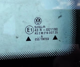 NEU Seitenscheibe Fenster grün hinten links Original VW Passat 35i B3 B4 Variant