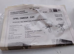 NEU NOS Satz Schmutzfänger Spritzlappen hinten Original Opel Omega A Limousine