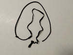 NEU Halteband Abdeckung Mitte Laderaum Original Opel Ascona C Schrägheck