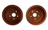 NOS 2 Bremstrommeln hinten 5-Loch links rechts Opel Commodore A Rekord C Sprint