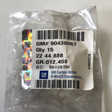 NEU 10 Clips Verkleidung Heckklappe Kofferraumdeckel innen grau Opel Vectra A B