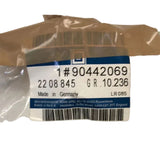 NEU NOS Satz Halter Befestigung Isolierung Fußraum unten Original Opel Astra F