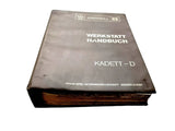 Werkstatthandbuch Reparaturanleitung Original Opel Kadett D 8 / 1979