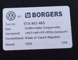 Laderaumboden Zwischenboden Kofferraum schwarz Original VW Touran 5T