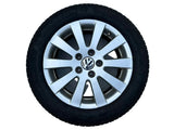 Satz 4 Alufelgen 7Jx16H2 ET45 205 55 R16 91H Original Volkswagen VW Passat B6 3C