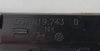 Abdeckung Blende Einbaurahmen Navi Luftausströmer schwarz Original VW Golf 7 VII