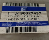 NEU Schutzzierleiste Zierleiste Silberstreifen hinten links Orig Opel Corsa A CC