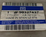 NEU Schutzzierleiste Zierleiste Silberstreifen hinten links Orig Opel Corsa A CC