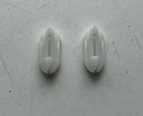 NEU 2x Gleitstücke Fensterscheibe vorne hinten unten Orig Opel Senator B Omega A