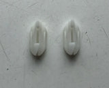 NEU 2x Gleitstücke Fensterscheibe vorne hinten unten Orig Opel Senator B Omega A