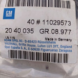 NEU NOS 1 Satz 20 Schrauben Zierleiste Dachrahmen Original Opel Senator B