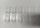 NEU 10 Klammern Clips Steinschlagschutz Schweller Opel Senator B Omega A
