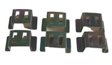 NEU 6x Klammern Clips Einstiegsverkleidung Schweller Original Opel Vectra A