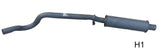 NEU NOS Auspufftopf Mittelschalldämpfer Original Opel Corsa A 1.0-1.5