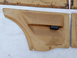Set Türverkleidungen Türpappen beige braun vorne hinten Orig Opel Kadett C City