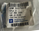 NEU 2x Clip Distanzstück Schläuche Original Opel Omega A B Vectra A B Astra F