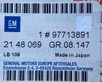NEU NOS Farbstreifen Kotflügel vorne oben links grau Orig Opel Monterey 2-Türer