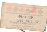 NEU NOS Abschlussträger Querträger vorne Original Volkswagen LT 281-296